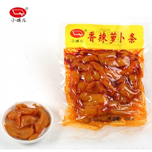 200g香辣萝卜条南京小菜一碟小碟儿太阳晒制辣香劲脆下饭开袋即食