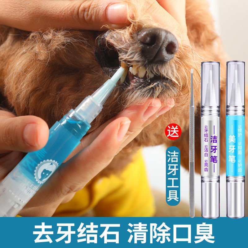 雪貂宠物狗狗牙结石洁牙笔去牙垢美牙笔猫咪口腔清洁工具美牙凝胶