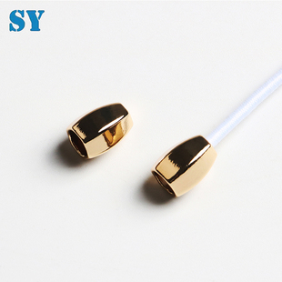 金属合金吊钟帽绳头扣卫衣穿绳扣裤腰尾扣调节绳扣装饰扣配件