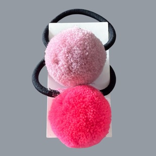 Seed毛球皮筋头饰发饰发圈绑头发头绳女孩秋冬毛茸茸饰品可爱儿童