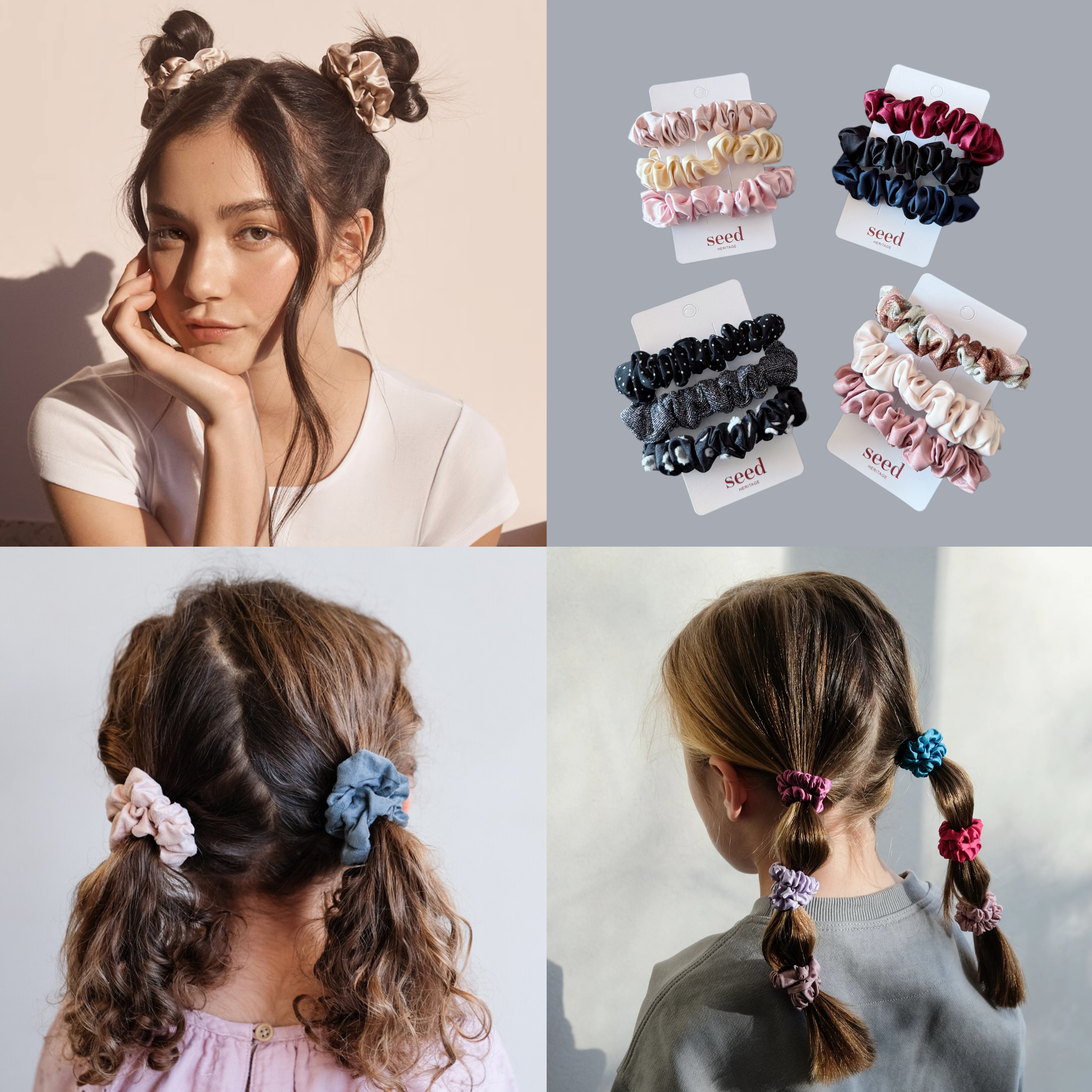 Seed儿童皮筋发饰发绳发圈外贸欧美女孩饰品头饰头绳亲子淑女秀气,童装/婴儿装/亲子装,发饰,淘宝优惠券,粉丝福利购,淘宝优惠卷