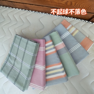 博兴老粗布纯棉加厚床单全棉加厚学生宿舍褥单亲肤透气四季通用