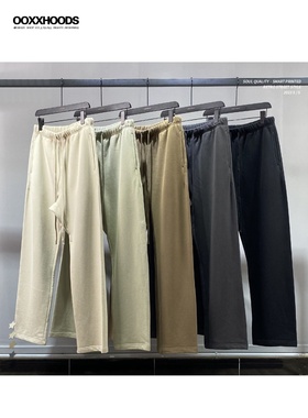 2023美式高街KANYE侃爷休闲卫裤直筒OS宽松潮牌垂坠感FOG运动长裤