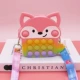 Pink Civet Cat Press Bag