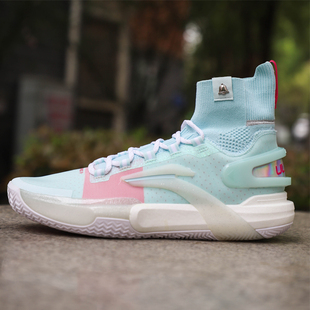 Ultra 男子篮球鞋 ABAT013 减震防滑耐磨高帮比赛鞋 李宁闪击9