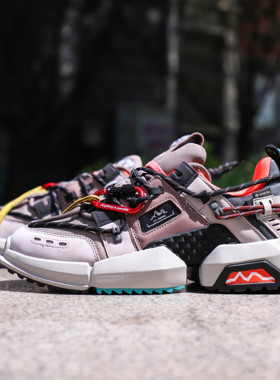 李宁男鞋超轻时尚盘古潮流休闲跑鞋运动鞋AGLQ135-2