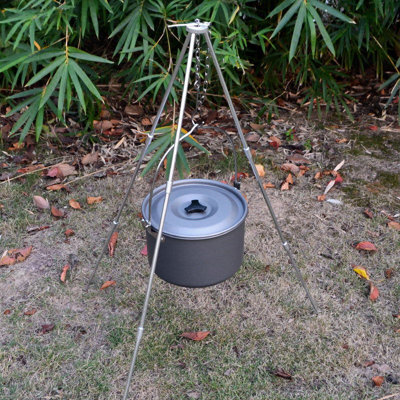 outdoors barbecue fold tripod Portable Barbecue rack Camp Bonfire Jacketed kettle Tripod Hanger Bold 10mm Coarsein the Outdoor/Mountaineer/Camping/Travel Goods , Stoves/Tableware/Picnic barbecue supplies , BBQ/Grill  category - from Buy2taobao.com to provide professional Taobao agent buy service