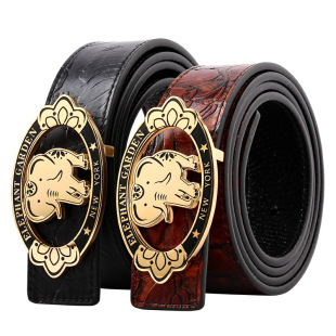 男裤 大象花园皮带女款 饰腰带男士 男女真皮纯牛皮复古装 带 配阔腿裤