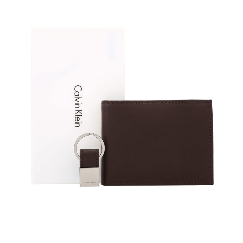 Calvin Klein/凯文克莱CK男士钱夹简约经典两折钱包大容量皮夹