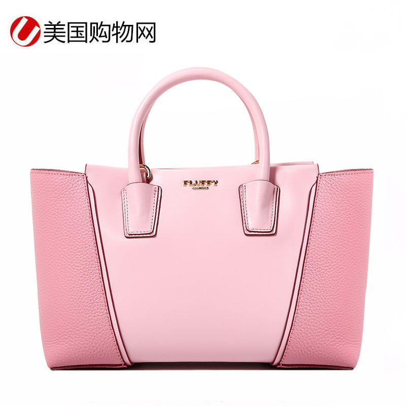 fluffynewyork正品拼色单肩包