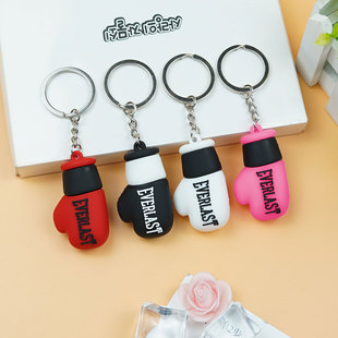 迷你拳击手套挂件钥匙儿童扣泰拳散打搏击拳迷用品学生小礼品拳套