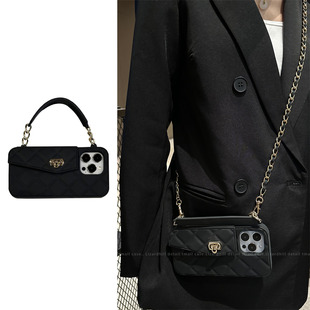 lizardhill适用苹果16手机壳17pro新款 iphone15promax女14pro斜挎背带挂绳13超好看12小众高级感11小香风plus