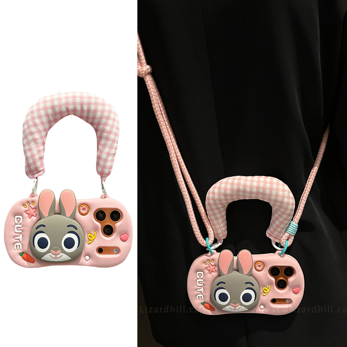 lizardhill 超可爱朱迪适用苹果17promax手机壳新款16pro女iphone15斜挎背带挂绳14p软硅胶全包13疯狂动物城,3C数码配件,手机保护套/壳,淘宝优惠券,粉丝福利购,淘宝优惠卷