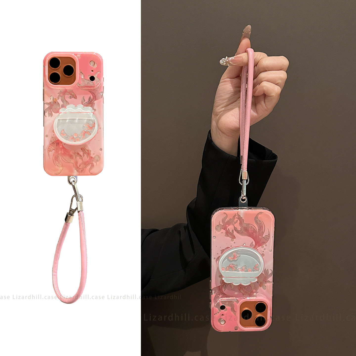 lizardhill 新年百福锦鲤鱼适用苹果17promax手机壳新款16pro男iphone15带支架14pro粉色少女心13挂绳超好看,3C数码配件,手机保护套/壳,淘宝优惠券,粉丝福利购,淘宝优惠卷
