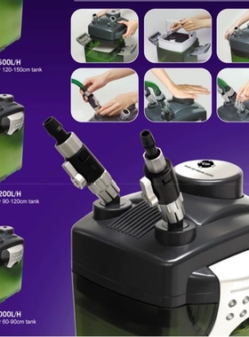 雅柏EX120软管阀门EX230/EX340/EX450外置过滤桶进出水阀门密封圈