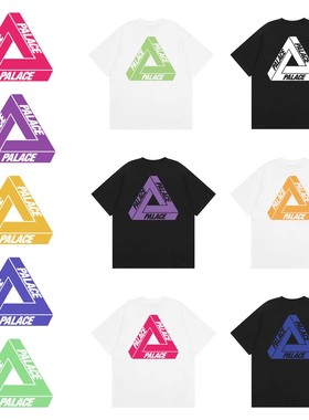 PALACE陈冠希x王一博街头经典款T恤三角形限定短袖潮牌夏季情侣装