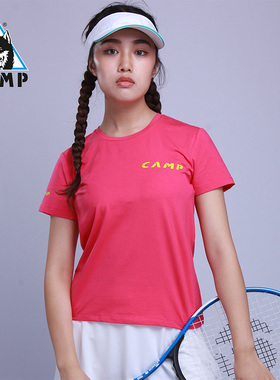 CAMPT恤女士短袖新款衣韩范宽松学生女上衣2018新款