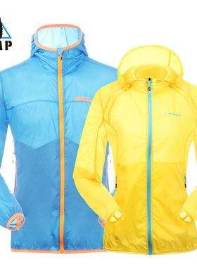 CAMP户外皮肤衣男女款夏季新款沙滩外套轻薄透气遮阳服长袖防风衣