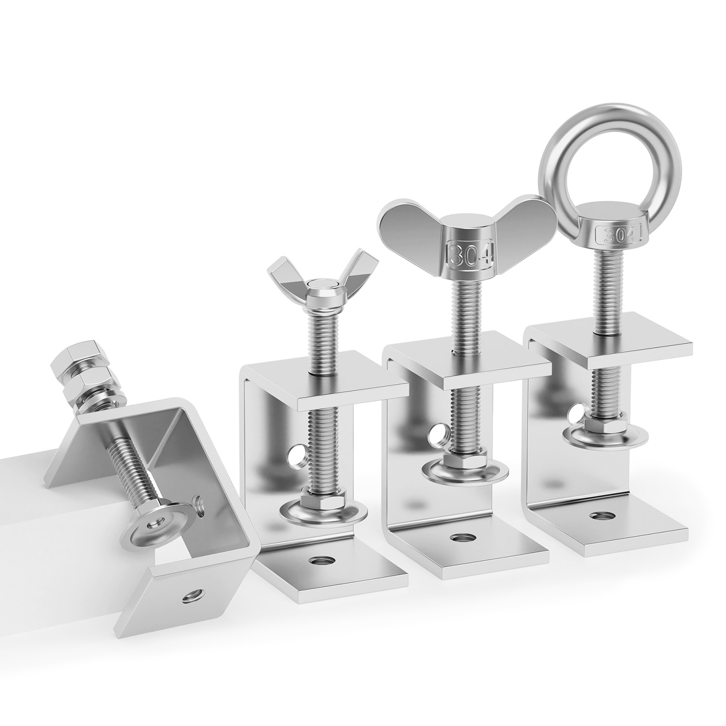 【全网热销】304不锈钢老虎夹子