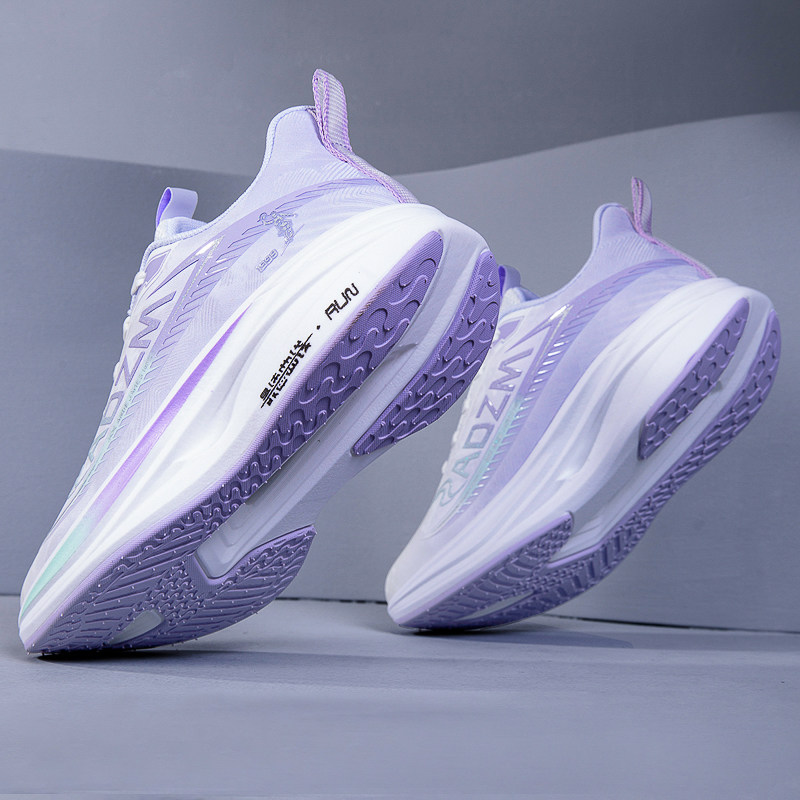 安德詹姆斯皮面运动鞋女款透气防水软底健身跑步鞋超轻减震旅游鞋