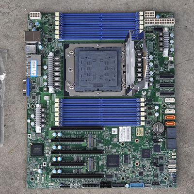 拆机成色新在保 超微H13SSL-N服务器主板 EPYC 9004单路处理器