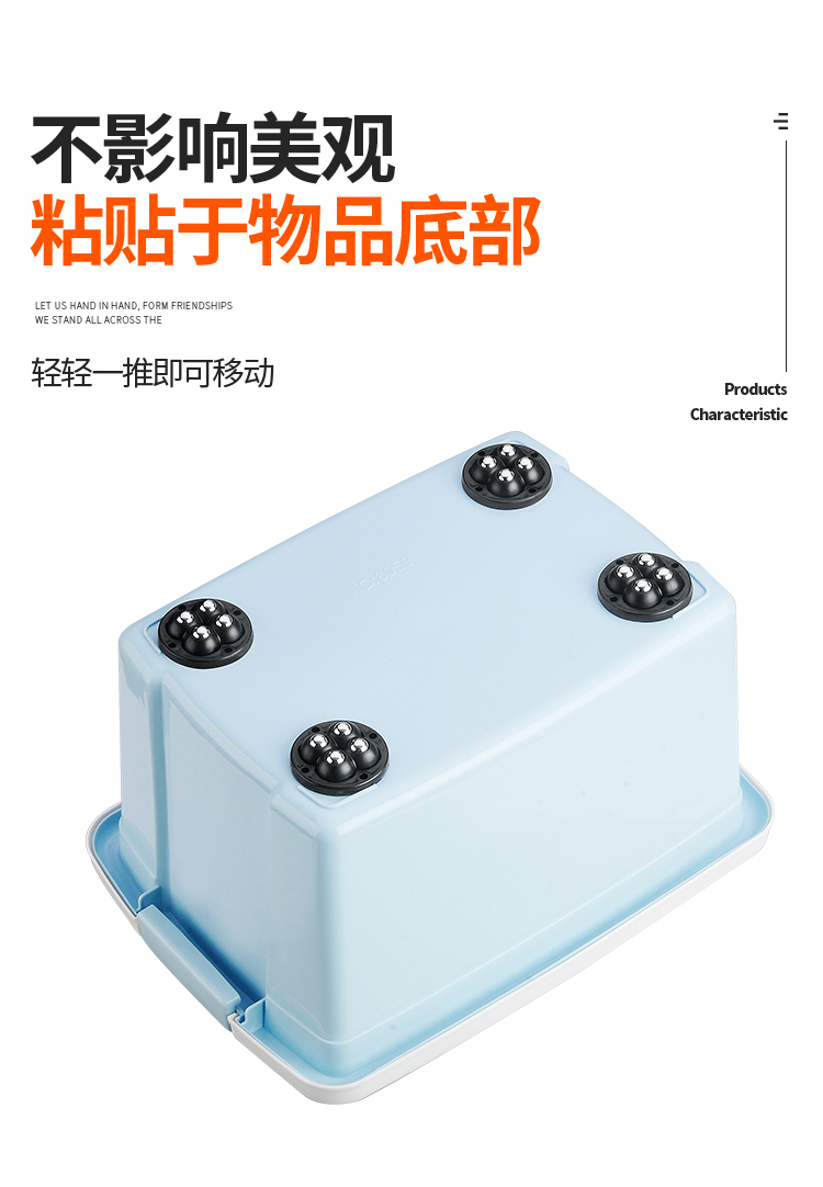 静音耐磨搬家移动小轮万向轮