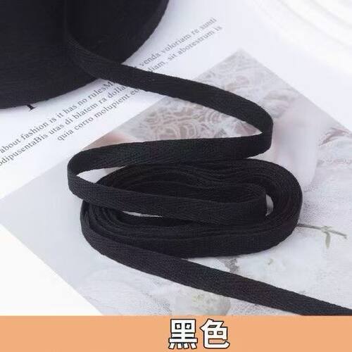 1厘米黑色人字纹织带手工diy材料