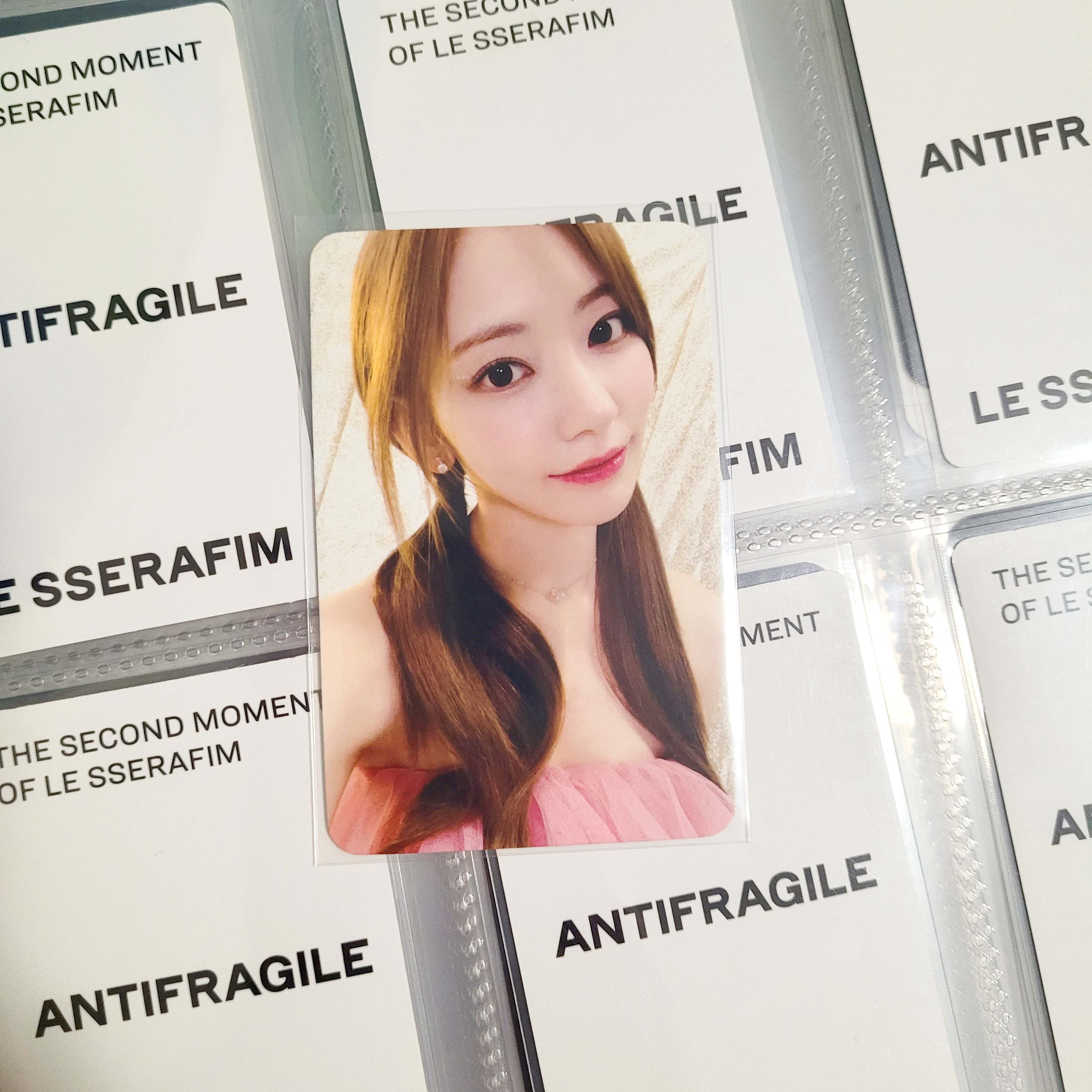 现货包邮 宫胁咲良小卡 迷你2antifragile sw签售樱 Sakura粉裙樱