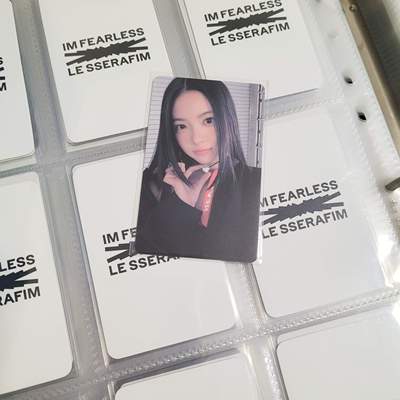 「现货包邮」LESSERAFIM洪恩採小卡 出道M2U恩pvc材质eunchae