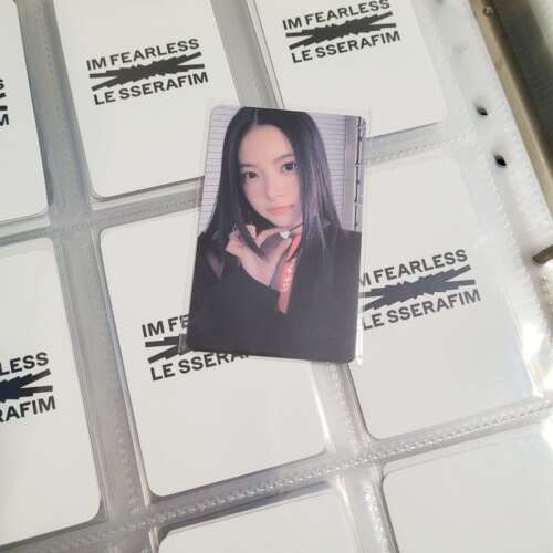 「现货包邮」LESSERAFIM洪恩採小卡 出道M2U恩pvc材质eunchae