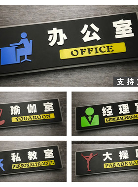 门牌办公室科室牌提示牌标识