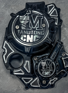 适用于22-25款雅马哈xmax300改装泰国TM CNC电机盖 发电机盖板