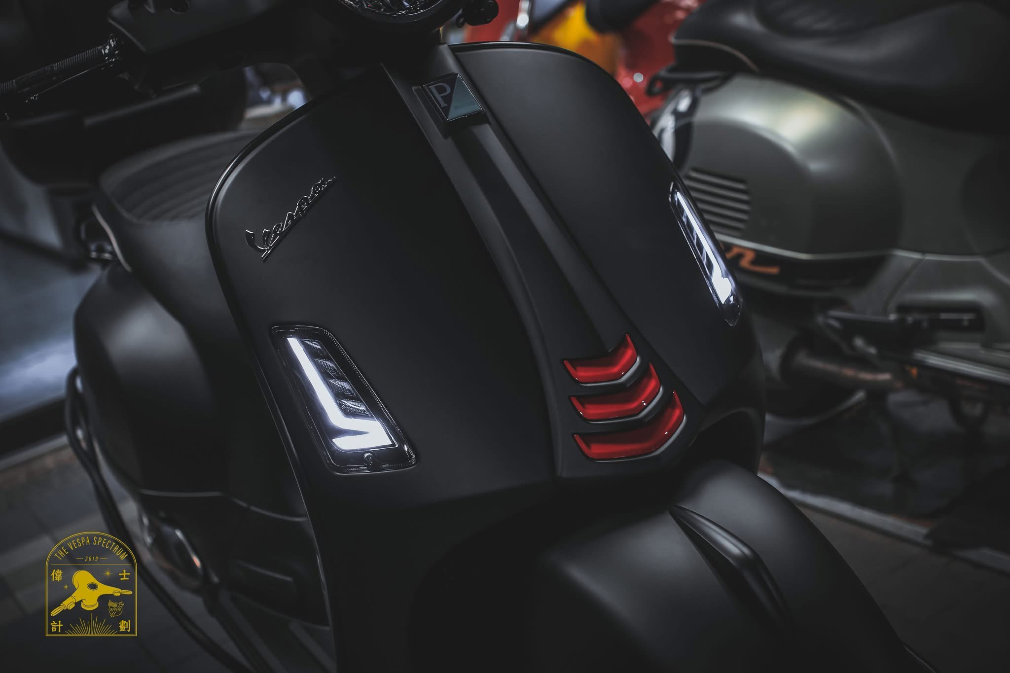 用于vespa gts300 gtv300改装台湾level10转向灯闪电转向灯方向灯