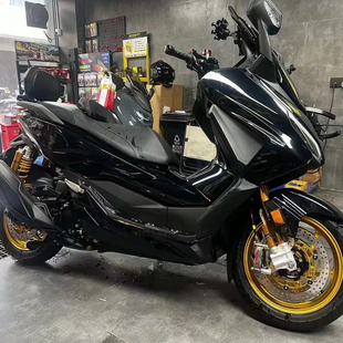 本田佛沙350 forza350改装前减震 倒置前减震 凌云英本双碟倒叉