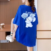 遮肉上衣 洋气大码 T恤女2025新款 宽松时尚 高档微胖MM300斤女士短袖