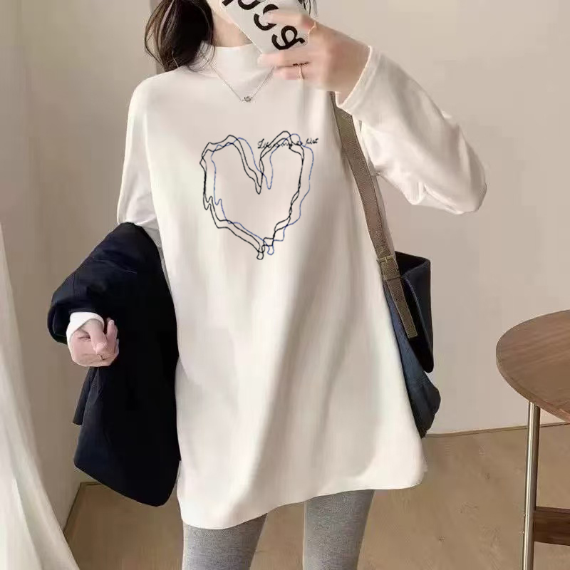 高级感大码300斤德绒打底衫女装孕妇2025秋季上衣长袖T恤显瘦宽松