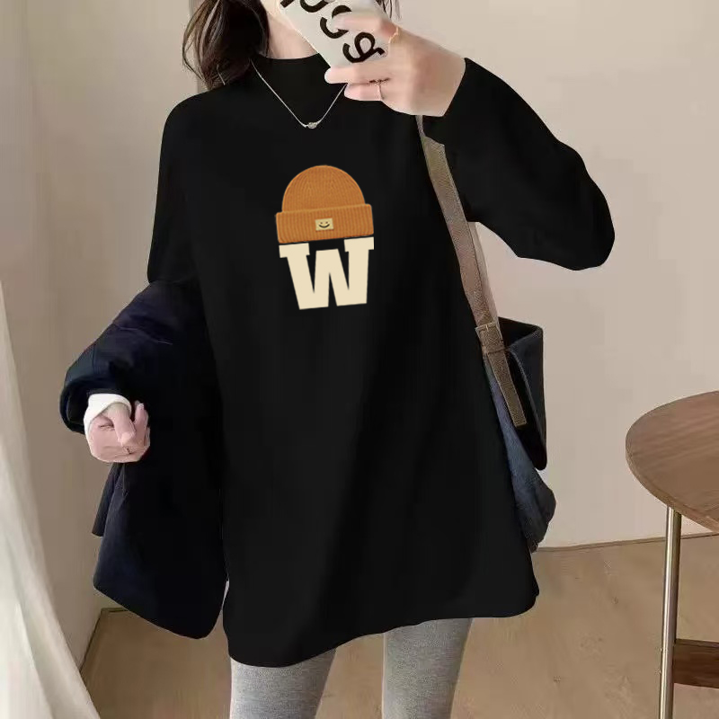 洋气德绒打底衫秋季新款300斤胖mm大码上衣女装显瘦长袖t恤衫遮肉