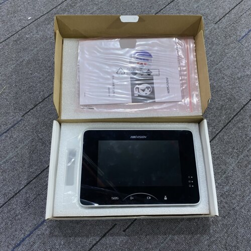 全新现货DS-KH8300-C海康威视7寸触摸屏可视对讲室内机按键