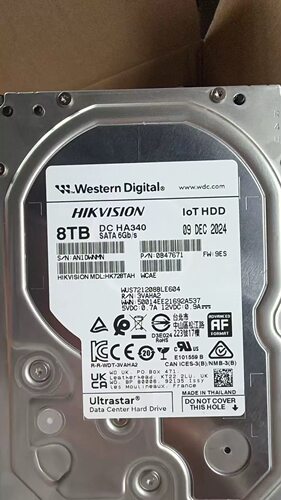 海康威视西数 HK728TAH HK726TAH 8TB6TB企业级监控LOT加密专用