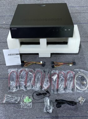 全新现货海康威视8盘位4K高清监控主机 DS-8832N-R8 DS-8864N-R8