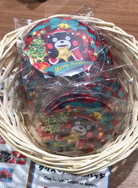 日本制熊本熊办公室徽章 Kumamon Square限定款周年限定招福徽章