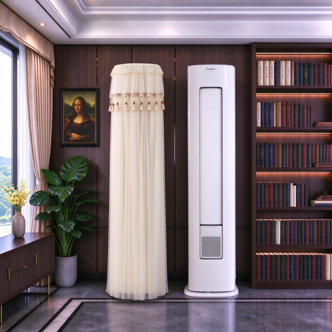 适用于海信易省电Pro柜机立式空调罩KFR-72LW/E370Pro-X1前方后圆