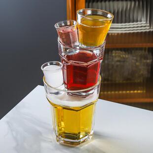 福佳白啤酒杯个性酒吧大容量自制鸡尾酒杯网红打卡深水炸弹子弹杯