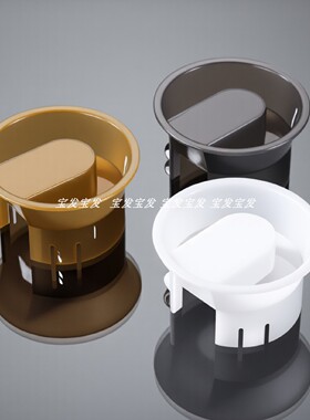 白色茶色盖子配件PC条纹八角塑料水壶盖子玻璃扎壶通用凉水壶盖