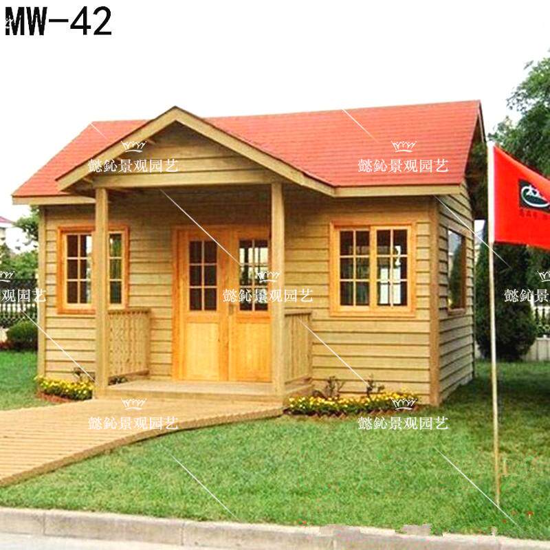 垂钓防腐木木屋农家休闲屋售票亭户外组装移动小木屋民宿农庄