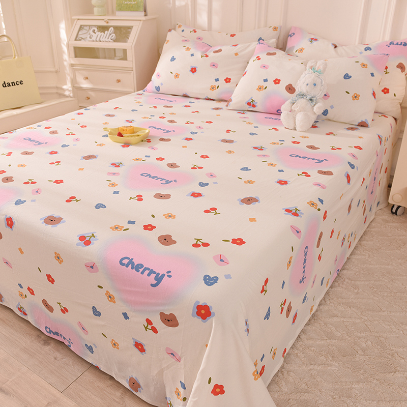 高档天竺棉床单纯棉针织棉被单