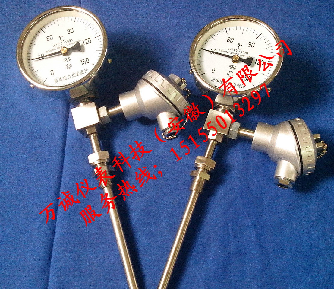 WSSP-411远传热电阻双金属温度计WSSP-413