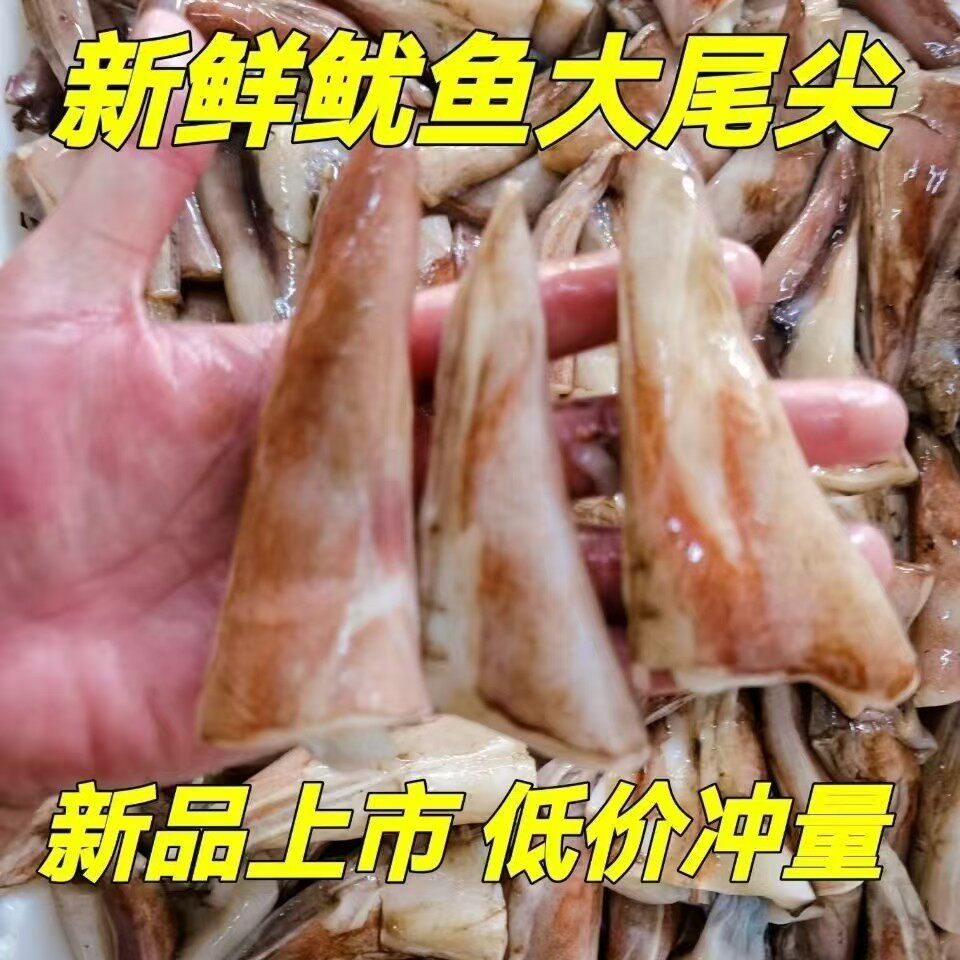 鱿鱼尾尖尾片纯原汁原味无冰衣