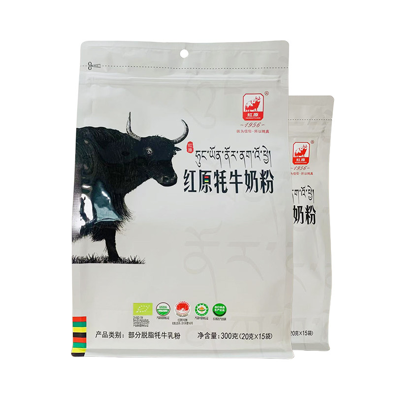 日期新鲜红原牦牛奶粉旗舰店正品有机高蛋白袋装300克袋装20g*15