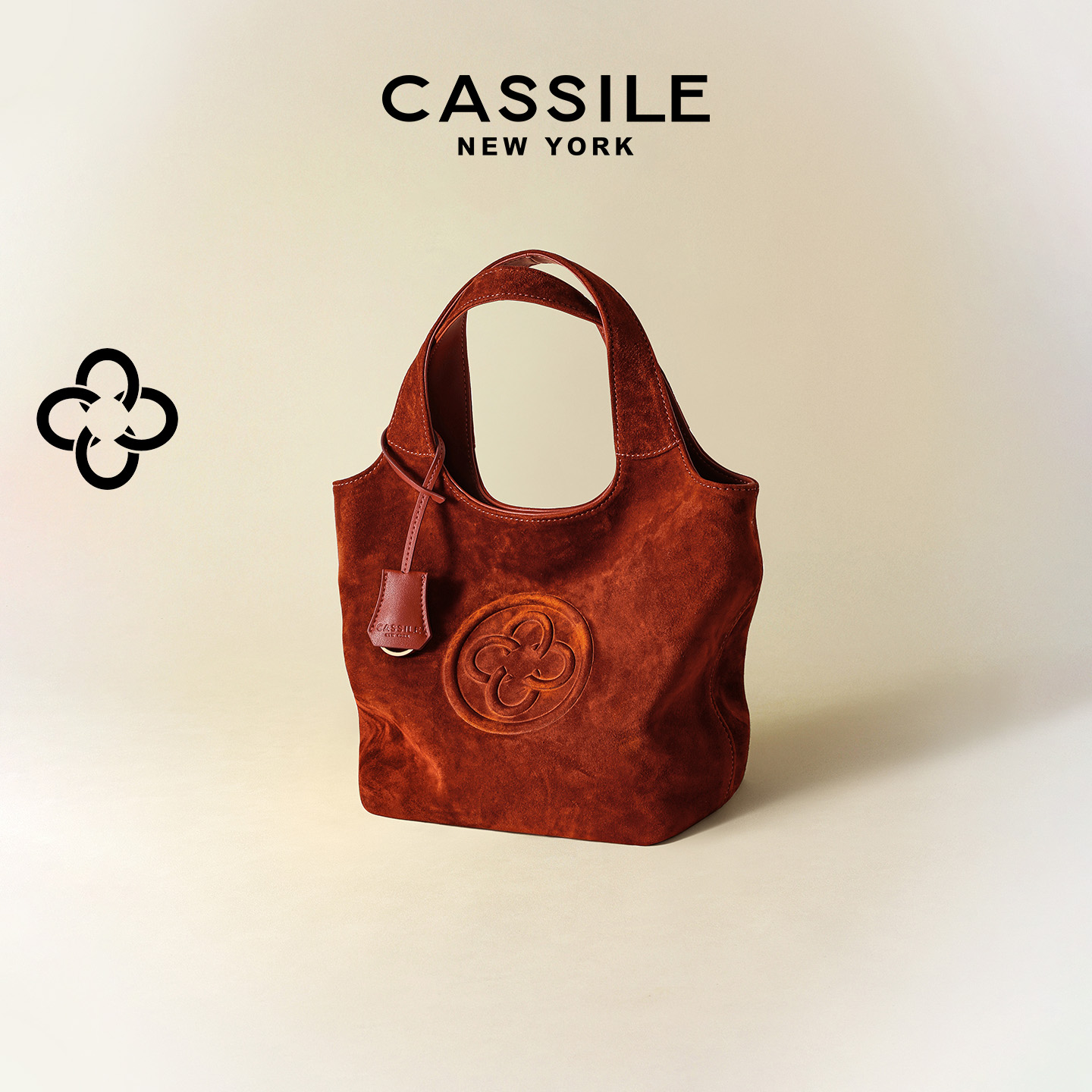 卡思乐女包软糯绒面羊皮手提包秋冬小托特包红色婚包新娘包